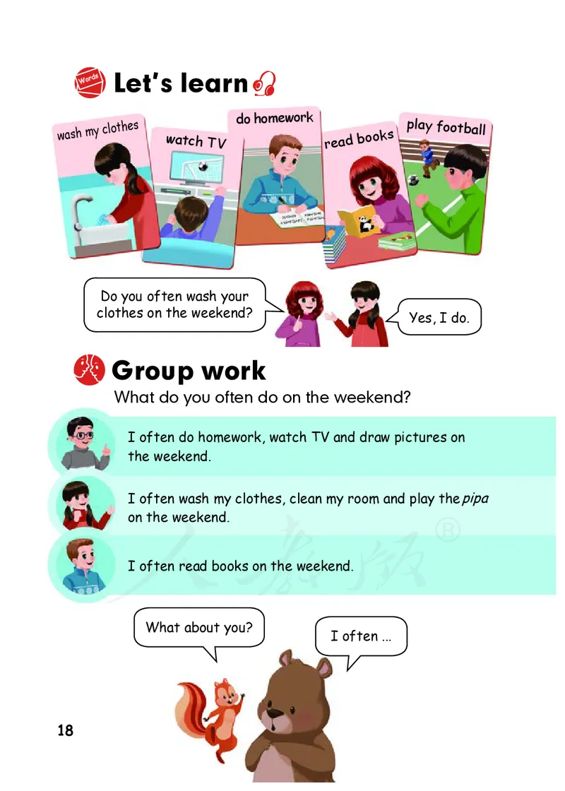 人教版（PEP）（三年级起点）（主编：吴欣）五年级上册英语PDF电子课本_小学1-6年级全部试卷_英语_五年级_3-10-5、小学五年级英语上册_3-10-5-4、电子教材、课本