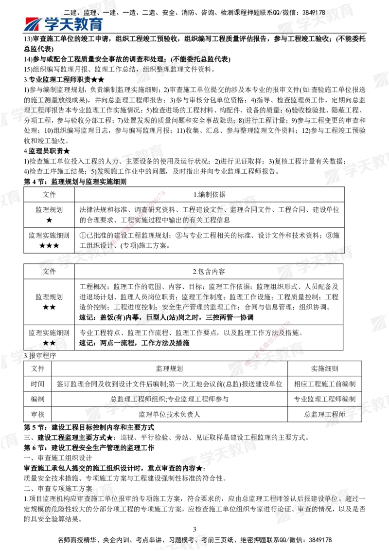 XT-土建案例-考前十页纸_监理工程师_2025监理工程师_2025年监理工程师SVIP_2025年监理土建案例SVIP_05-考前密训✿央企特训✿机构普押_09-案例《考前十页纸》XT