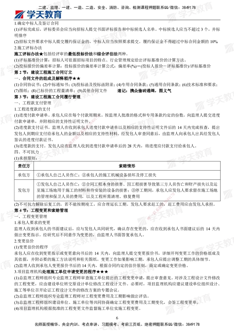 XT-土建案例-考前十页纸_监理工程师_2025监理工程师_2025年监理工程师SVIP_2025年监理土建案例SVIP_05-考前密训✿央企特训✿机构普押_09-案例《考前十页纸》XT