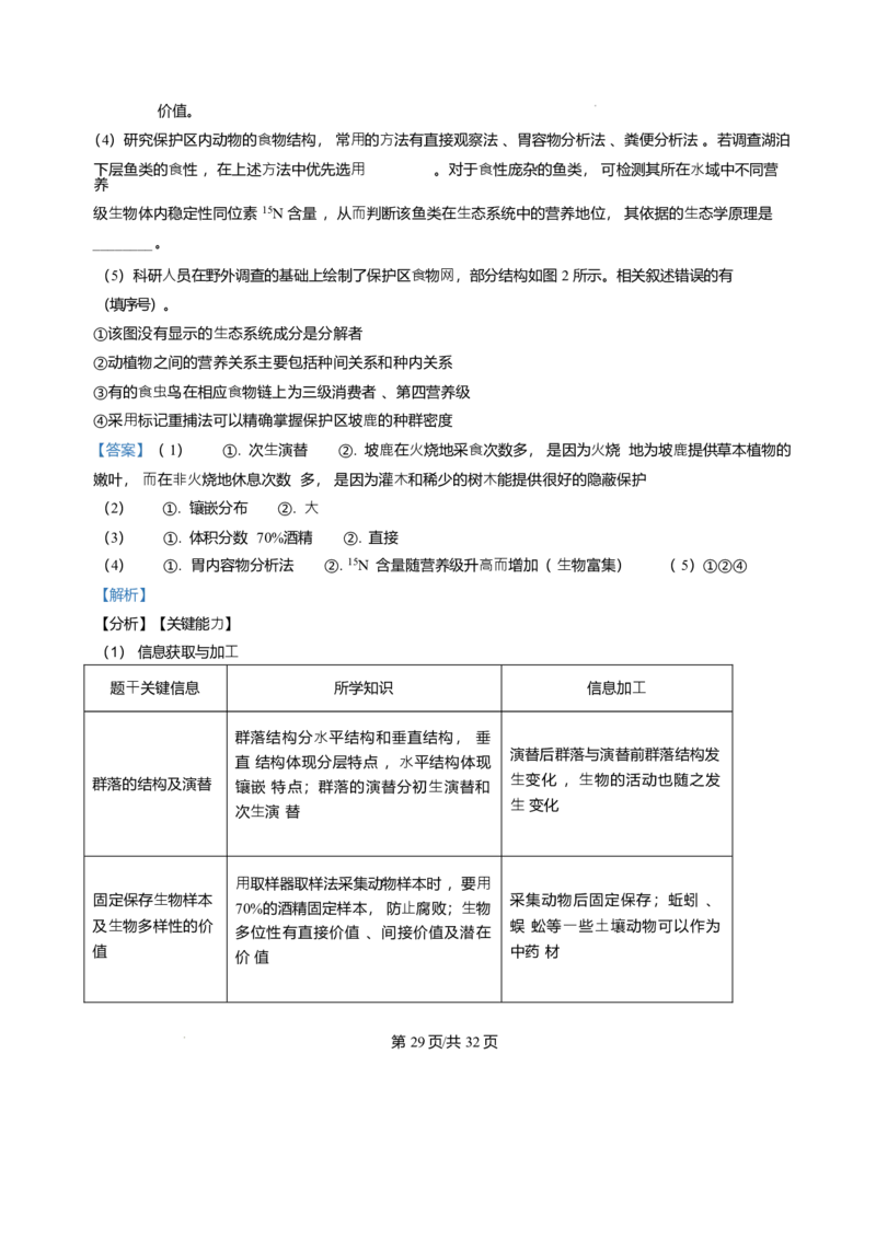 黑龙江哈尔滨师范大学附属中学2025-2026学年高二上学期期末试题生物试题含答案_2024-2025高二（7-7月题库）_2026年1月高二