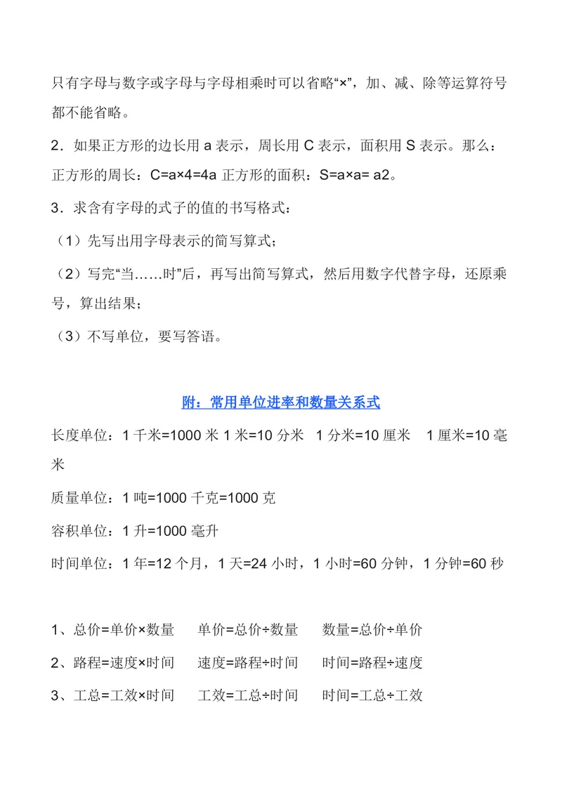 五年级上册数学苏教版知识要点汇总_小学1-6年级全部试卷_数学_五年级_3-10-3、小学五年级数学上册_3-10-3-1、复习、知识点、归纳汇总_苏教版