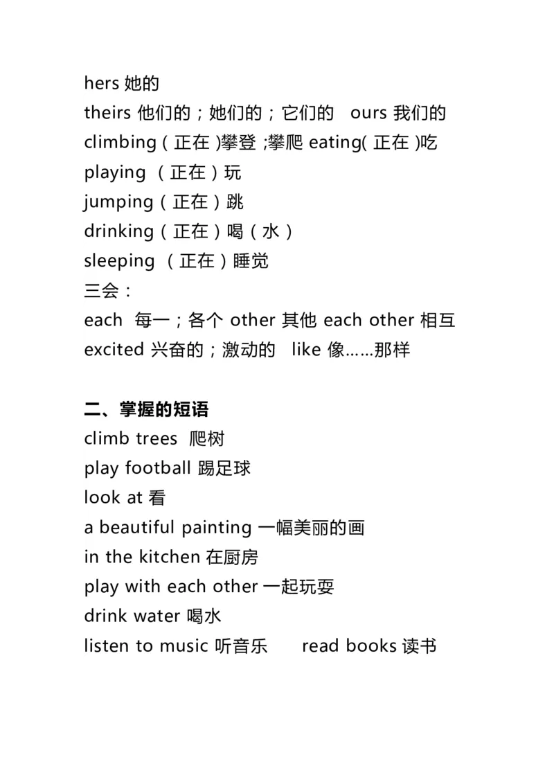 人教版英语PEP五年级下册知识点归纳_小学1-6年级全部试卷_英语_五年级_3-10-6、小学五年级英语下册_3-10-6-1、复习、知识点、归纳汇总_人教PEP版