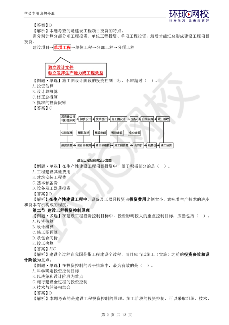 WM_第14讲投资：精题必练（一）_监理工程师_2025监理工程师_2025年监理工程师-各大机构_2025年监理-土建目标_机构1-HQ_02.精题必练-李.娜_讲义