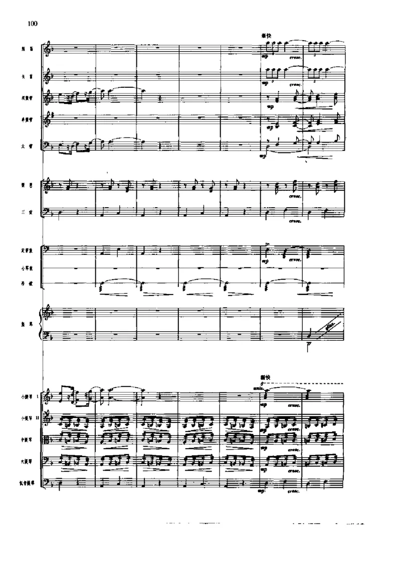 《长征组歌》交响总谱全集_一万首著名钢琴曲谱哈农贝多芬合集视频教学电子版高清无水印可打印_08名曲总谱合集