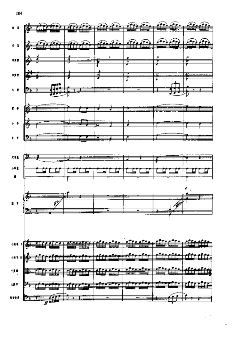 《长征组歌》交响总谱全集_一万首著名钢琴曲谱哈农贝多芬合集视频教学电子版高清无水印可打印_08名曲总谱合集