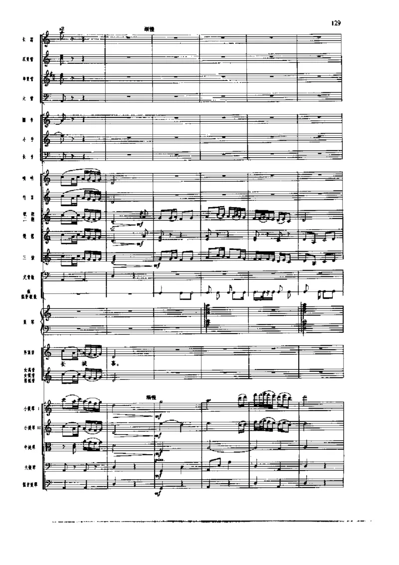 《长征组歌》交响总谱全集_一万首著名钢琴曲谱哈农贝多芬合集视频教学电子版高清无水印可打印_08名曲总谱合集