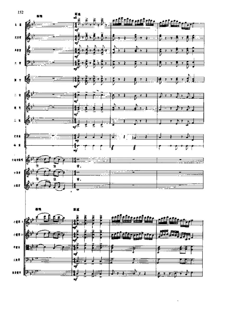 《长征组歌》交响总谱全集_一万首著名钢琴曲谱哈农贝多芬合集视频教学电子版高清无水印可打印_08名曲总谱合集