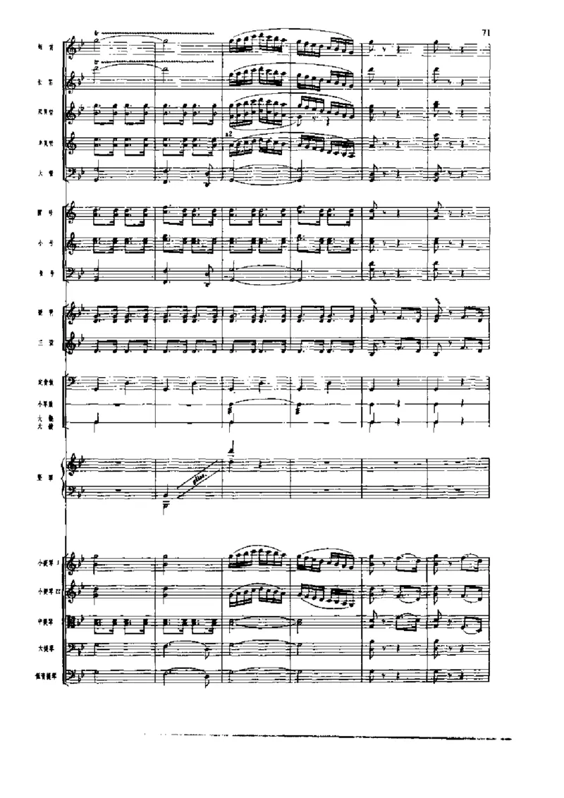 《长征组歌》交响总谱全集_一万首著名钢琴曲谱哈农贝多芬合集视频教学电子版高清无水印可打印_08名曲总谱合集