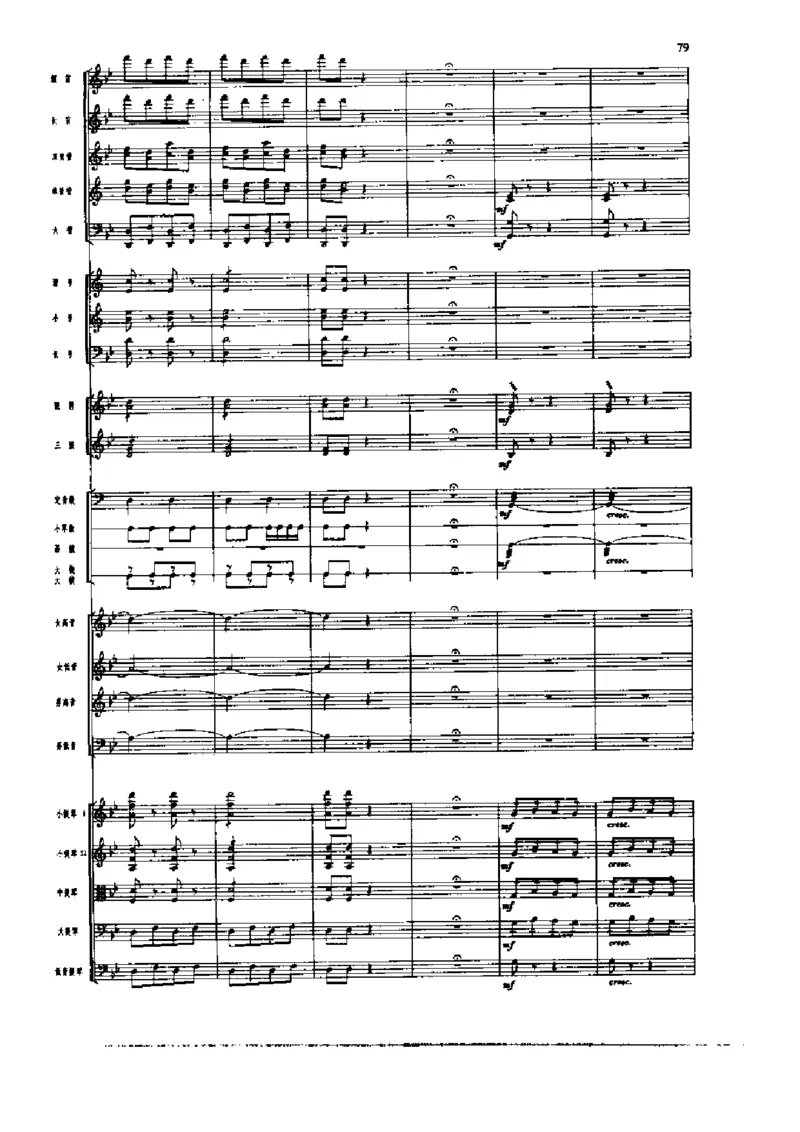 《长征组歌》交响总谱全集_一万首著名钢琴曲谱哈农贝多芬合集视频教学电子版高清无水印可打印_08名曲总谱合集