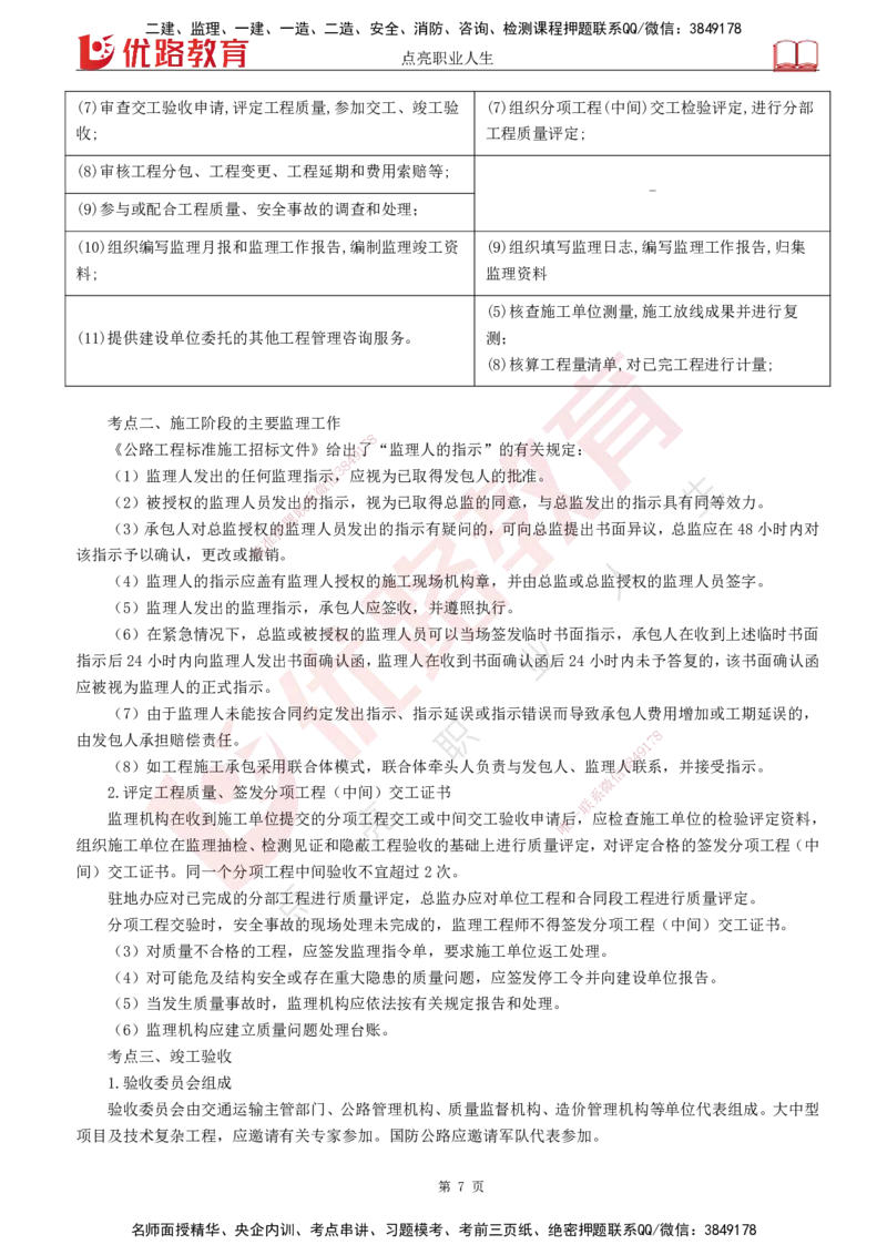 YL-交通控制-临考必杀锦囊_监理工程师_2025监理工程师_2025年监理工程师SVIP_2025年监理交通控制SVIP_05-考前密训✿央企特训✿机构普押_11-交通控制《临考必杀锦囊》YL