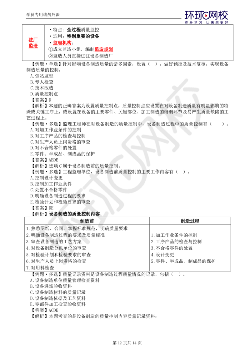 WM_第13讲质量：精题必练（八）_监理工程师_2025监理工程师_2025年监理工程师-各大机构_2025年监理-土建目标_机构1-HQ_02.精题必练-李.娜_讲义