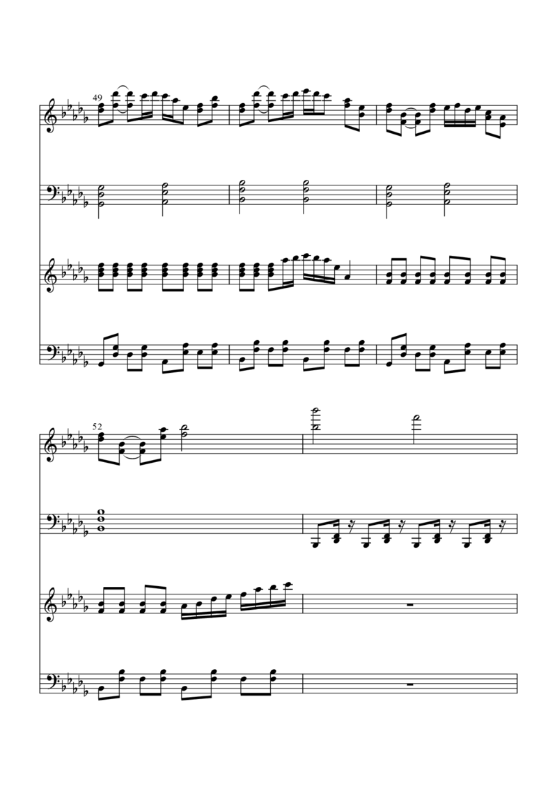 [焦げた幻想郷][lunatic][17]钢琴二重奏_一万首著名钢琴曲谱哈农贝多芬合集视频教学电子版高清无水印可打印_05动漫游戏钢琴谱合集_日系东方Project钢琴谱全集_东方project钢琴谱