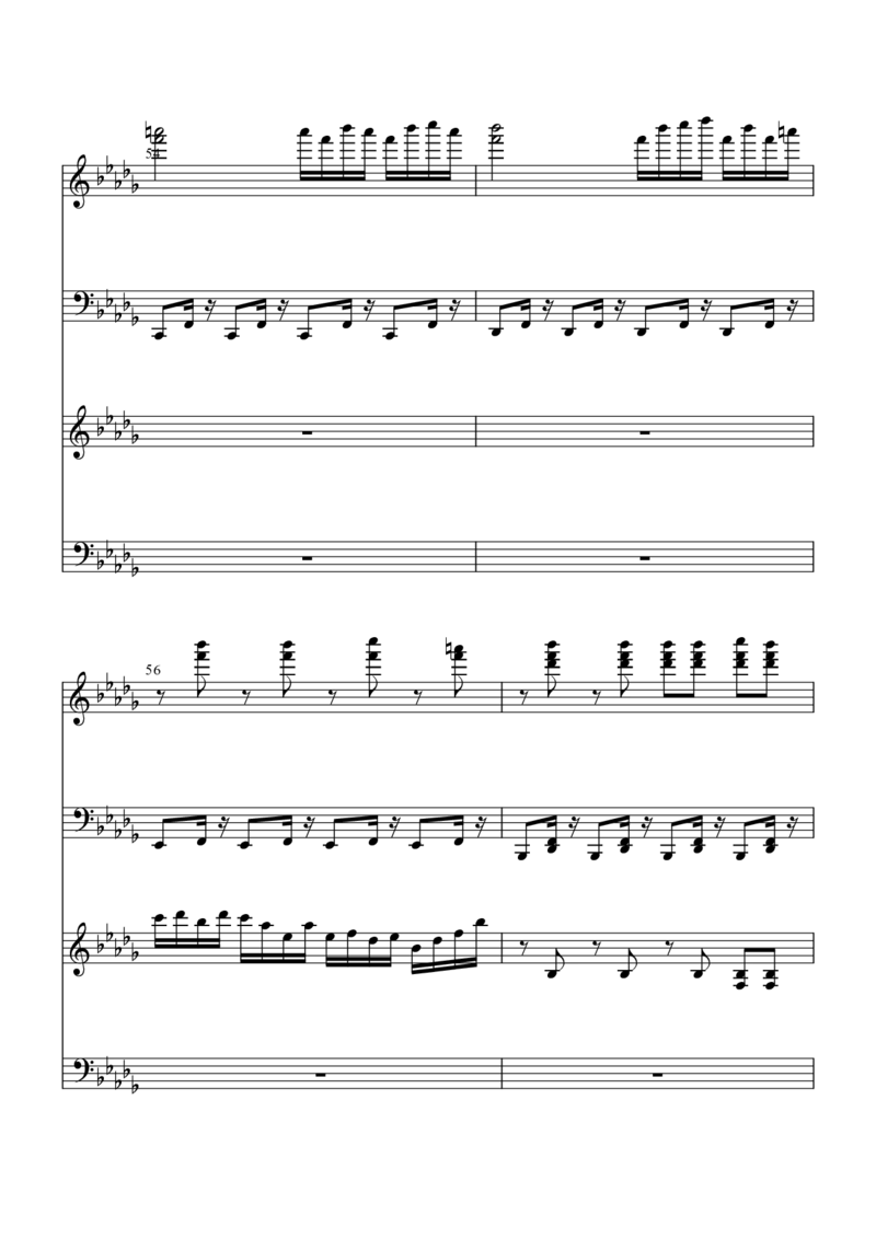 [焦げた幻想郷][lunatic][17]钢琴二重奏_一万首著名钢琴曲谱哈农贝多芬合集视频教学电子版高清无水印可打印_05动漫游戏钢琴谱合集_日系东方Project钢琴谱全集_东方project钢琴谱