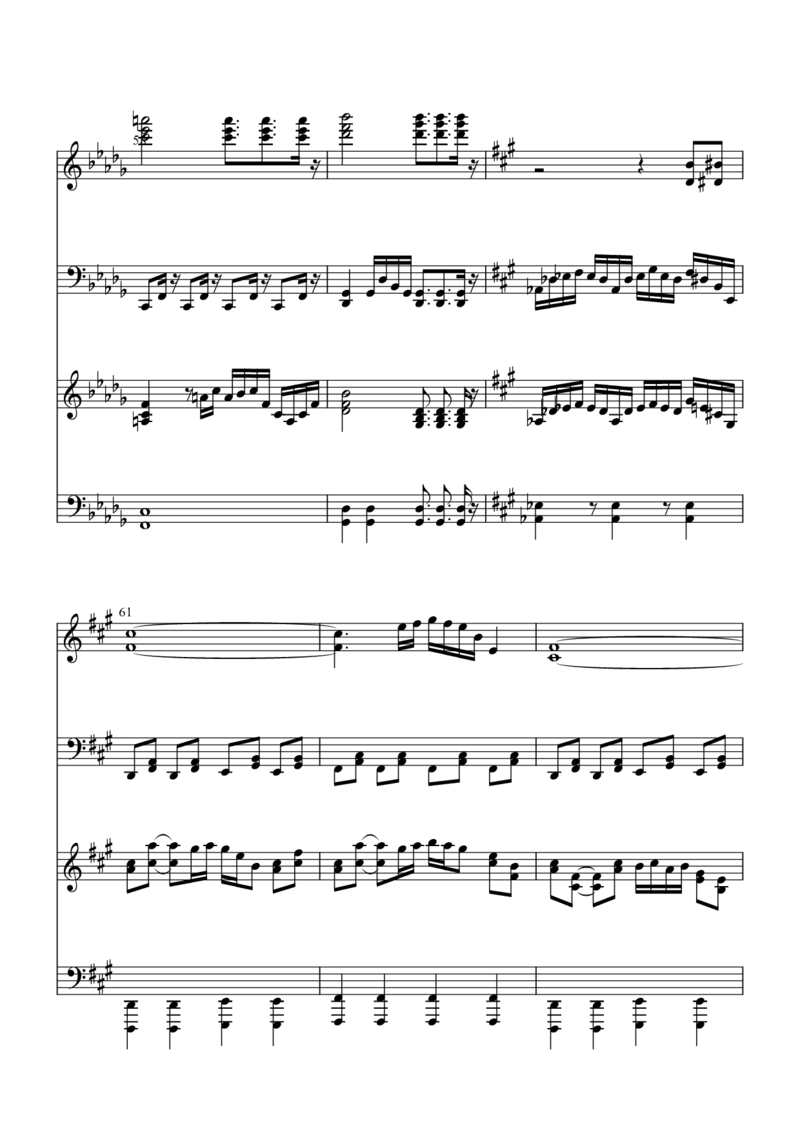 [焦げた幻想郷][lunatic][17]钢琴二重奏_一万首著名钢琴曲谱哈农贝多芬合集视频教学电子版高清无水印可打印_05动漫游戏钢琴谱合集_日系东方Project钢琴谱全集_东方project钢琴谱