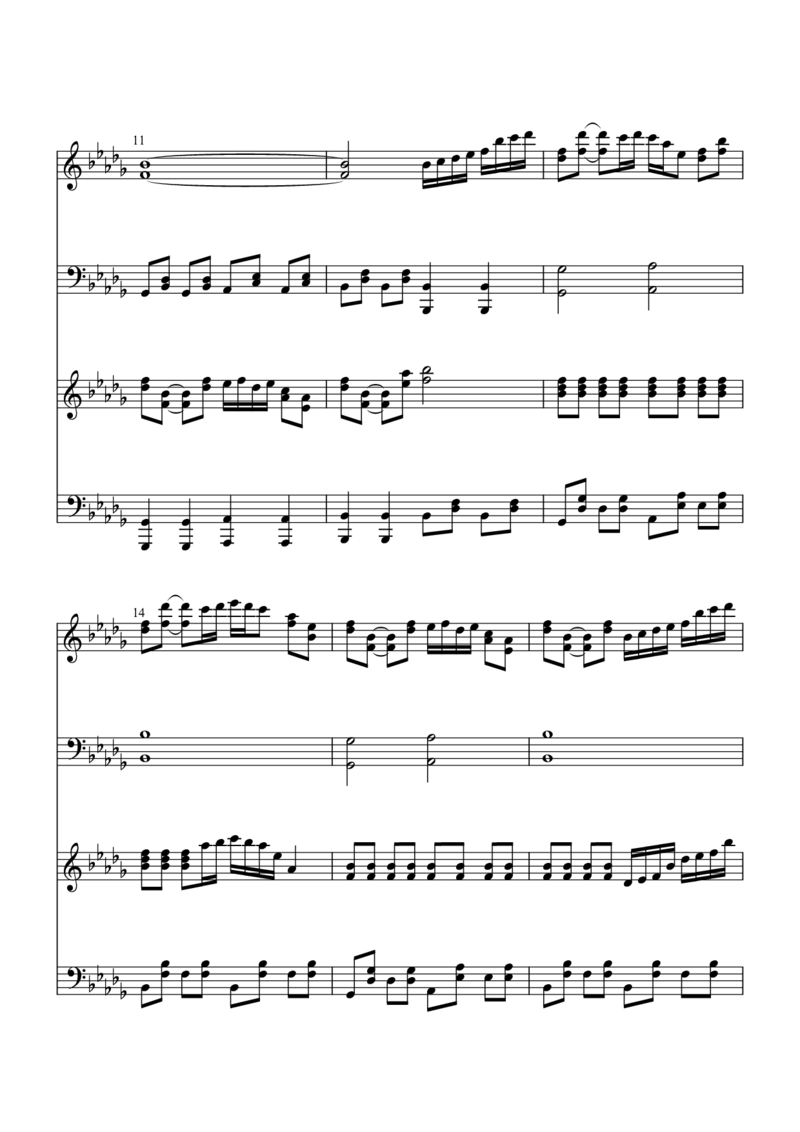 [焦げた幻想郷][lunatic][17]钢琴二重奏_一万首著名钢琴曲谱哈农贝多芬合集视频教学电子版高清无水印可打印_05动漫游戏钢琴谱合集_日系东方Project钢琴谱全集_东方project钢琴谱