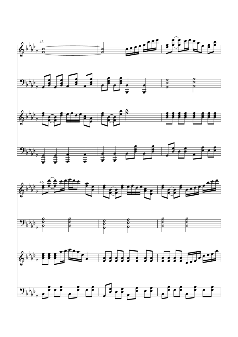 [焦げた幻想郷][lunatic][17]钢琴二重奏_一万首著名钢琴曲谱哈农贝多芬合集视频教学电子版高清无水印可打印_05动漫游戏钢琴谱合集_日系东方Project钢琴谱全集_东方project钢琴谱