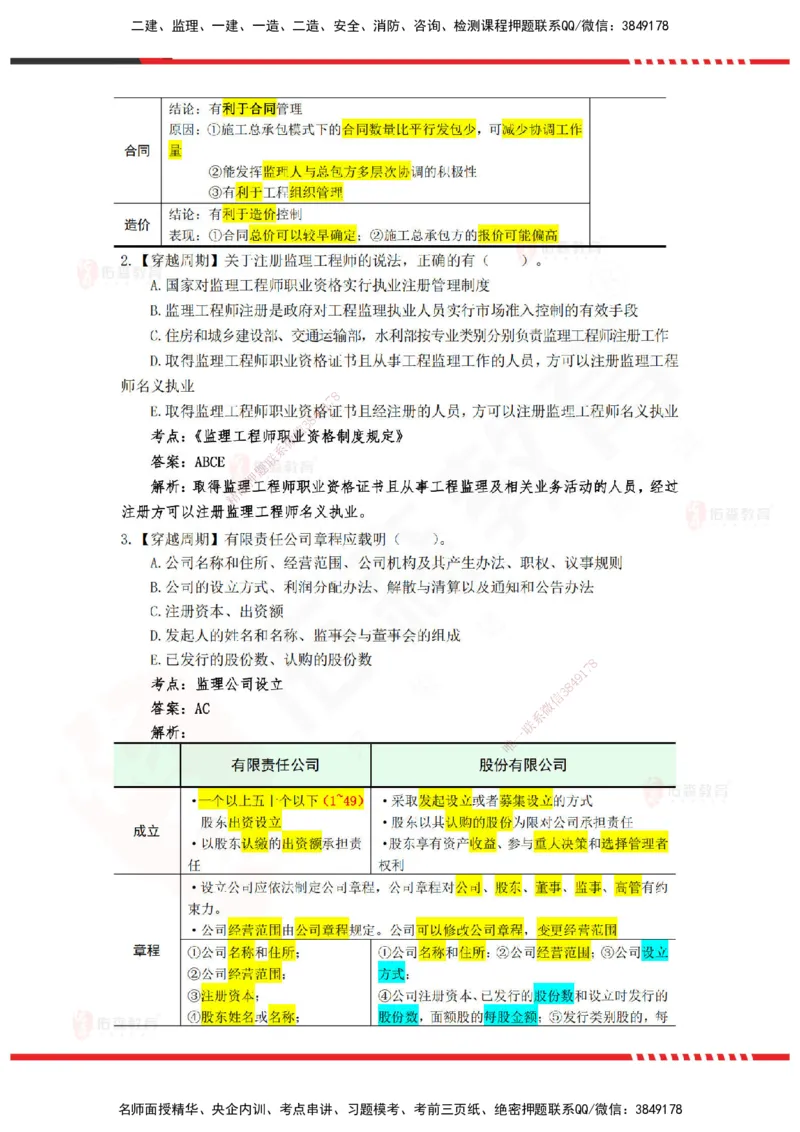 YS-概论法规-精准命中A卷_监理工程师_2025监理工程师_2025年监理工程师SVIP_2025年监理概论法规SVIP_05-考前密训✿央企特训✿机构普押_14-概论《精准命中ABC卷》YS