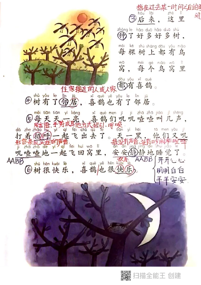 一年级下册课本课堂笔记扫描件_小学1-6年级全部试卷_语文_一年级_3-6-2、小学一年级语文下册_3-6-2-1、复习、知识点、归纳汇总_通用