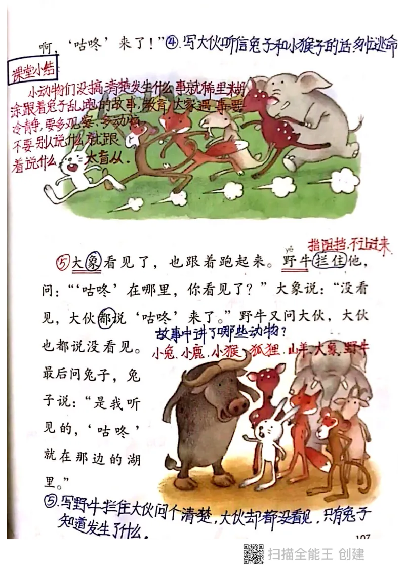 一年级下册课本课堂笔记扫描件_小学1-6年级全部试卷_语文_一年级_3-6-2、小学一年级语文下册_3-6-2-1、复习、知识点、归纳汇总_通用