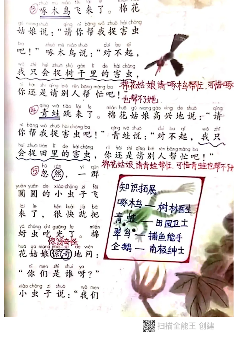 一年级下册课本课堂笔记扫描件_小学1-6年级全部试卷_语文_一年级_3-6-2、小学一年级语文下册_3-6-2-1、复习、知识点、归纳汇总_通用