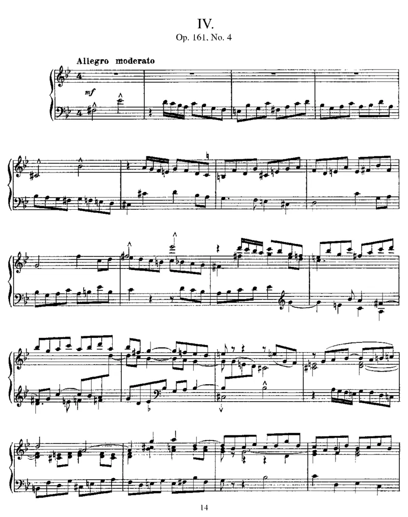 六首赋格6Fugues,Op161_一万首著名钢琴曲谱哈农贝多芬合集视频教学电子版高清无水印可打印_1古典钢琴知名音乐家谱_圣桑钢琴谱全集