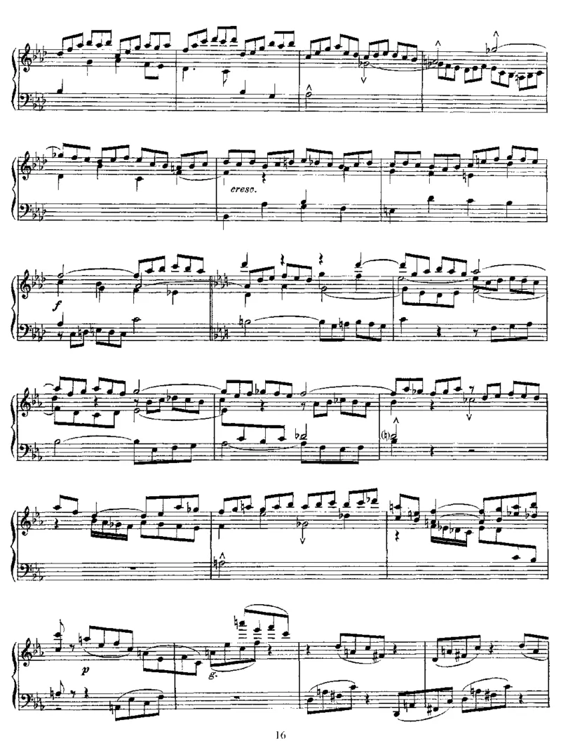 六首赋格6Fugues,Op161_一万首著名钢琴曲谱哈农贝多芬合集视频教学电子版高清无水印可打印_1古典钢琴知名音乐家谱_圣桑钢琴谱全集