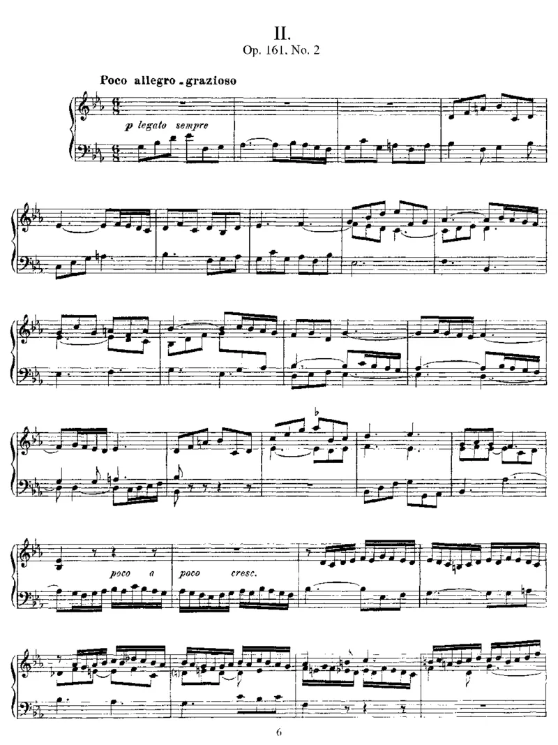 六首赋格6Fugues,Op161_一万首著名钢琴曲谱哈农贝多芬合集视频教学电子版高清无水印可打印_1古典钢琴知名音乐家谱_圣桑钢琴谱全集