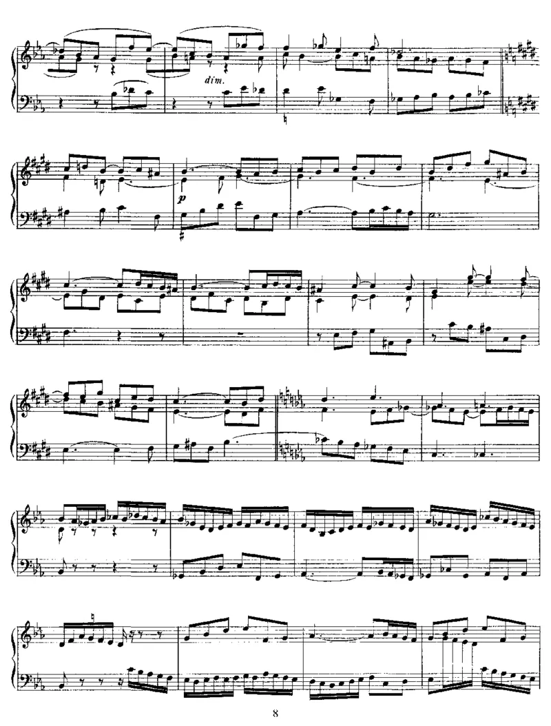 六首赋格6Fugues,Op161_一万首著名钢琴曲谱哈农贝多芬合集视频教学电子版高清无水印可打印_1古典钢琴知名音乐家谱_圣桑钢琴谱全集