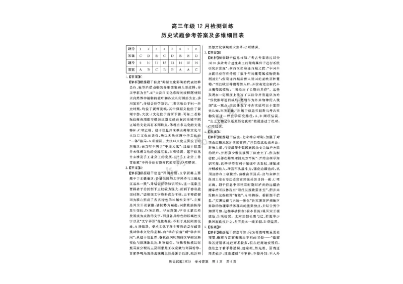 河北省八省联考（T8联盟）2025-2026学年高三上学期12月检测历史试题（含答案）_2024-2026高三（6-6月题库）_2025年12月高三试卷_2512252026届高三第一次八省联考（T8联考）（全科）