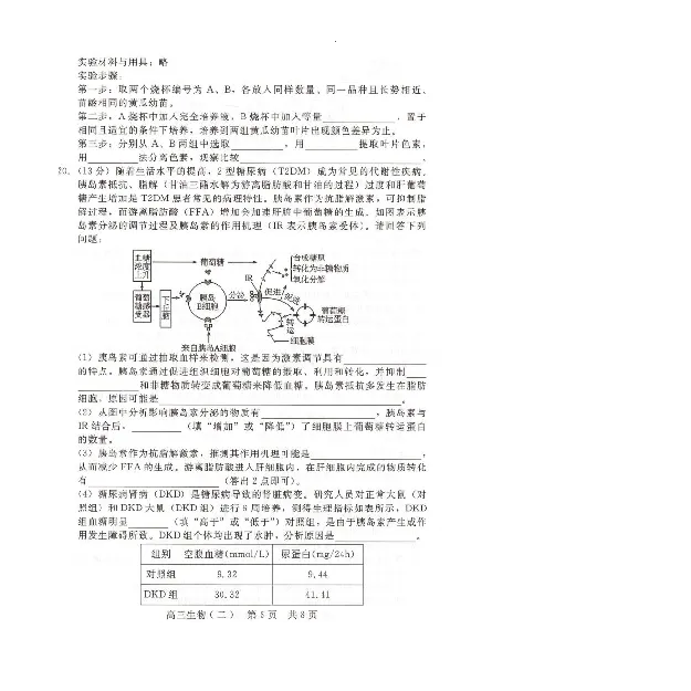 NT20名校联合体高三年级1月质检考试生物_2024-2026高三（6-6月题库）_2026年01月高三试卷_0107河北省NT20名校联合体高三年级1月质检考试（全）