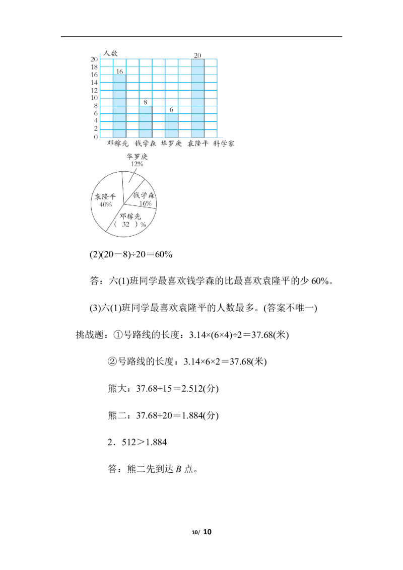 几何与统计_小学1-6年级全部试卷_数学_六年级_3-11-3、小学六年级数学上册_3-11-3-2、练习题、作业、试题、试卷_北师大版_专项练习