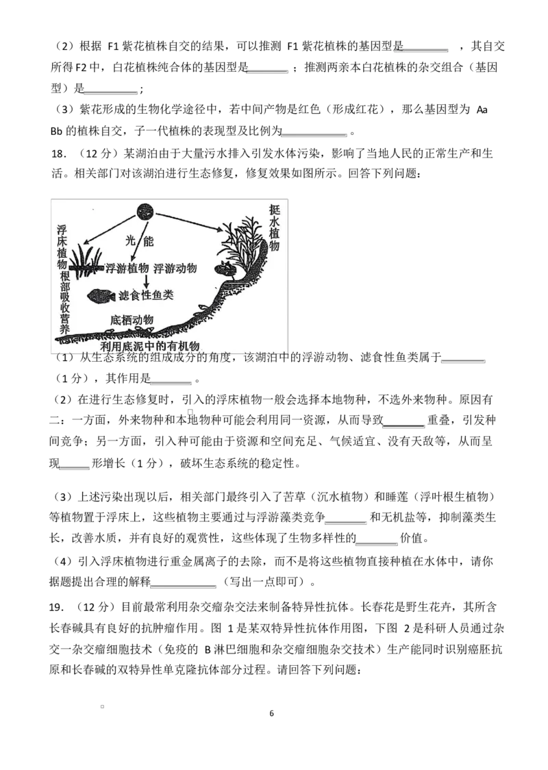 高二生物高二生物试卷_2024-2025高二（7-7月题库）_2025年04月试卷(1)_0427湖南省邵东市第三中学2024-2025学年高二下学期4月期中
