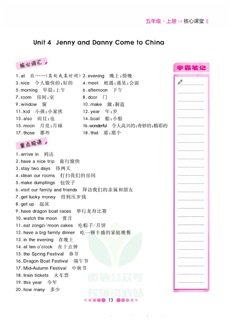 五年级上册英语冀教版知识清单_小学1-6年级全部试卷_英语_五年级_3-10-5、小学五年级英语上册_3-10-5-1、复习、知识点、归纳汇总_冀教版