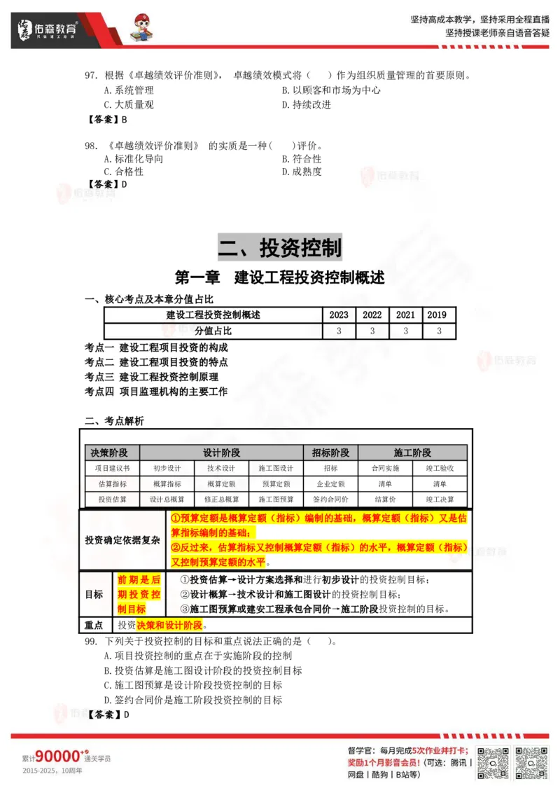 《目标控制》冲刺课件--答案_监理工程师_2025监理工程师_2025年监理工程师SVIP_2025年监理土建控制SVIP_02-基础精讲✿高端面授✿深度强化_22-2025监理控制-珠峰直播课-闫力齐05.09