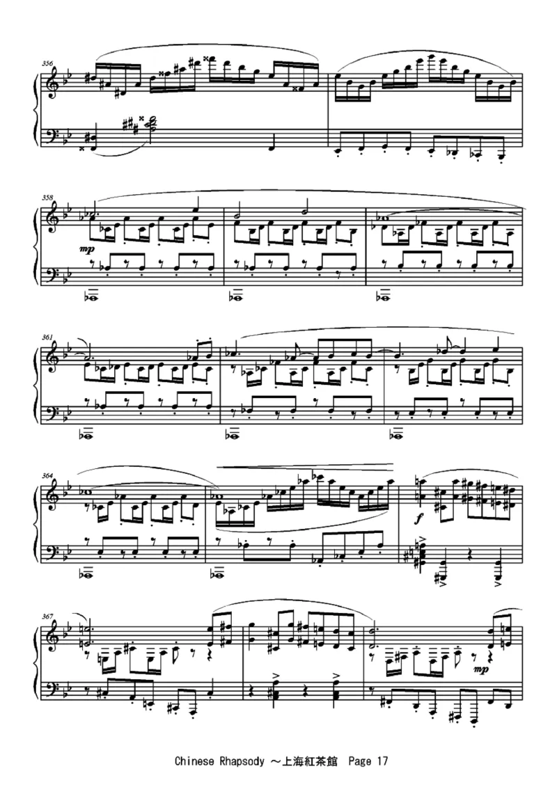 [ftva][lunatic][19]_一万首著名钢琴曲谱哈农贝多芬合集视频教学电子版高清无水印可打印_05动漫游戏钢琴谱合集_日系东方Project钢琴谱全集_东方project钢琴谱_06　上海紅茶館　～ChineseTea