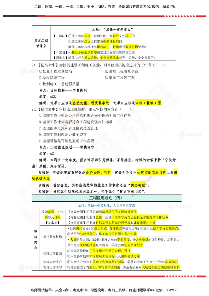 YS-概论法规-精准命中D卷_监理工程师_2025监理工程师_2025年监理工程师SVIP_2025年监理概论法规SVIP_05-考前密训✿央企特训✿机构普押_14-概论《精准命中ABC卷》YS