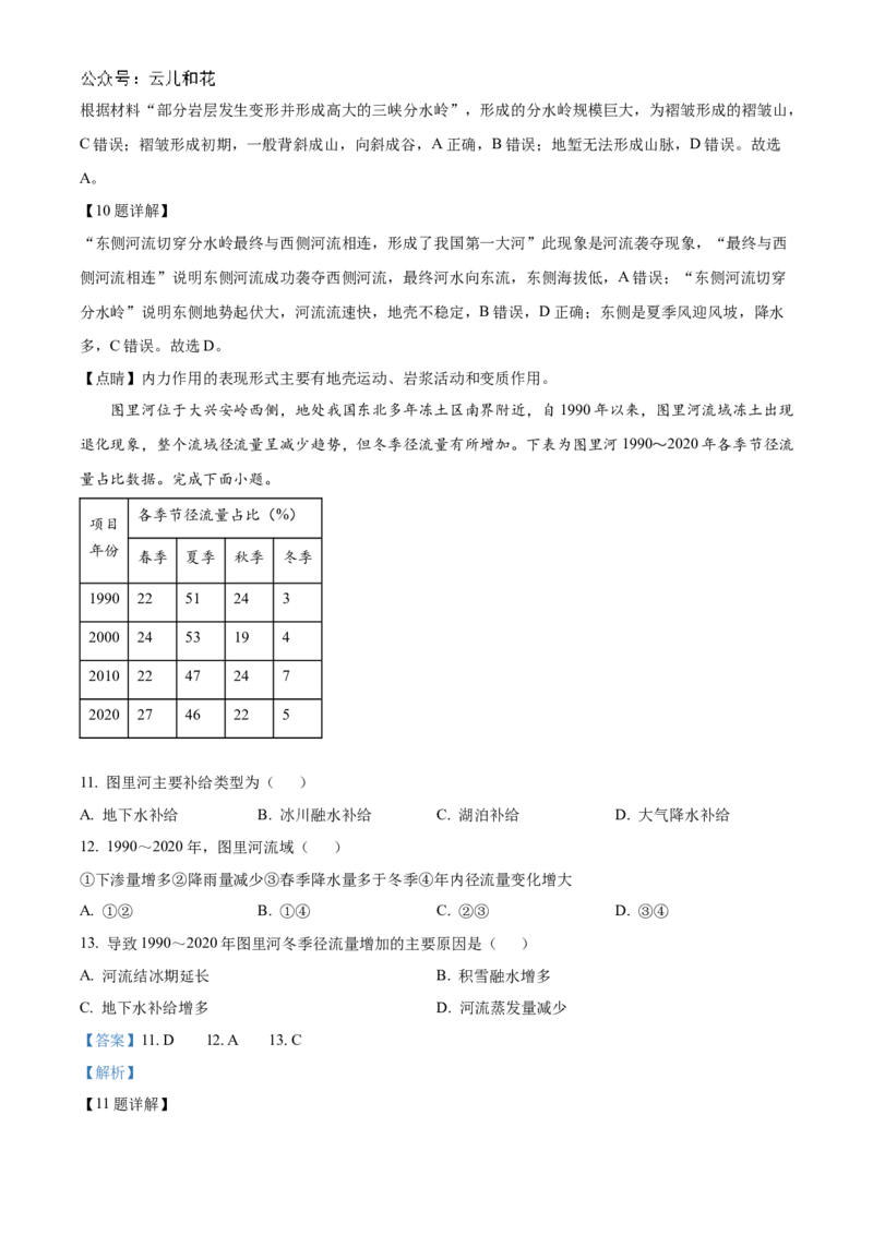 辽宁省名校联盟2024-2025学年高二上学期第一次月考考试地理试题Word版含解析_2024-2025高二（7-7月题库）_2024年10月试卷_1024辽宁省名校联盟2024-2025学年高二上学期第一次月考