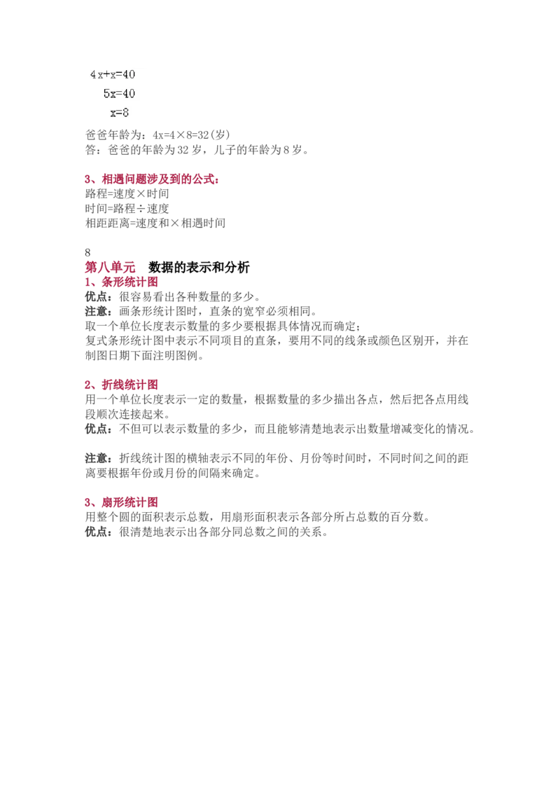 北师大版五年级（下册）数学知识要点归纳_小学1-6年级全部试卷_数学_五年级_3-10-4、小学五年级数学下册_3-10-4-1、复习、知识点、归纳汇总_北师大版