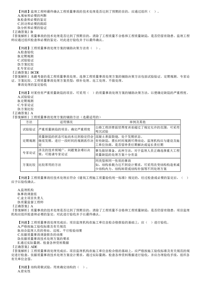 WM_质量07-第01讲　建设工程质量缺陷及事故处理_监理工程师_2025监理工程师_2025年监理工程师-各大机构_2025年监理-土建目标_机构2-JG_02.习题班-李.娜_质量控制（土建）（2025）_讲义