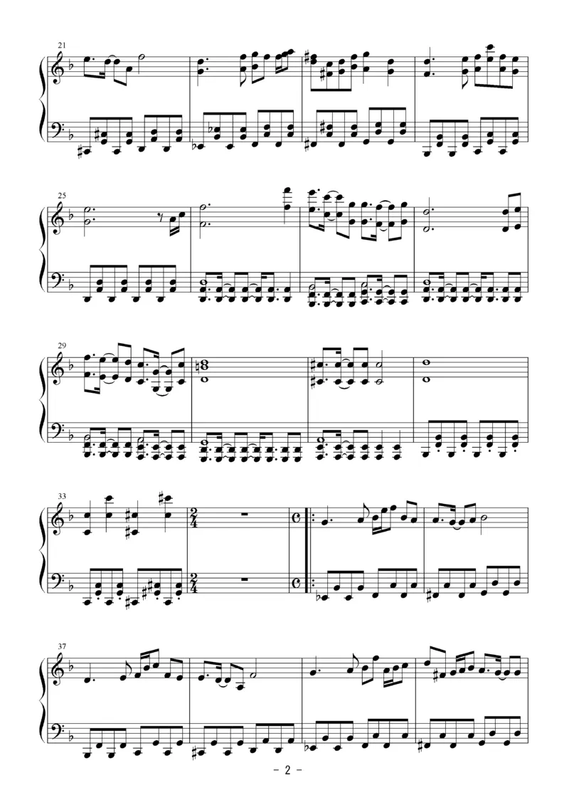 [Bosendorfer][normal][3]_一万首著名钢琴曲谱哈农贝多芬合集视频教学电子版高清无水印可打印_05动漫游戏钢琴谱合集_日系东方Project钢琴谱全集_东方project钢琴谱_07　華のさかづき大江山