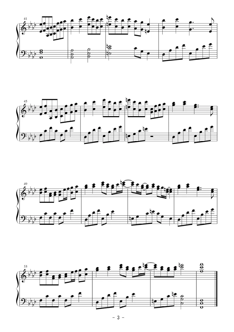 [Bosendorfer][hard][3]_一万首著名钢琴曲谱哈农贝多芬合集视频教学电子版高清无水印可打印_05动漫游戏钢琴谱合集_日系东方Project钢琴谱全集_东方project钢琴谱_07　プレインエイジア