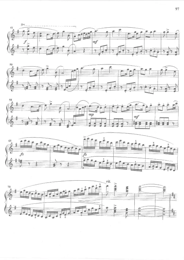 中国旋律钢琴四手联弹曲集_一万首著名钢琴曲谱哈农贝多芬合集视频教学电子版高清无水印可打印_04中国乐曲钢琴谱合集_中国乐曲钢琴谱