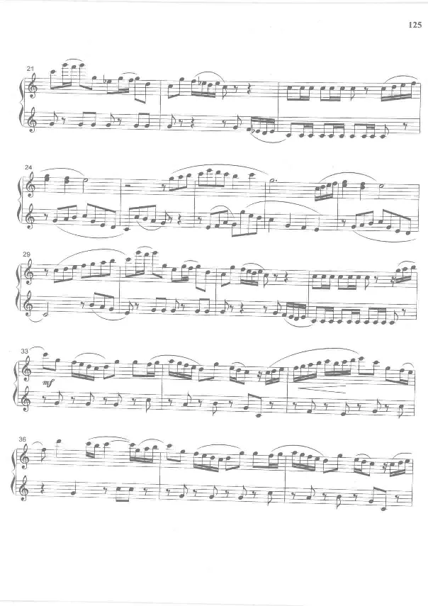 中国旋律钢琴四手联弹曲集_一万首著名钢琴曲谱哈农贝多芬合集视频教学电子版高清无水印可打印_04中国乐曲钢琴谱合集_中国乐曲钢琴谱