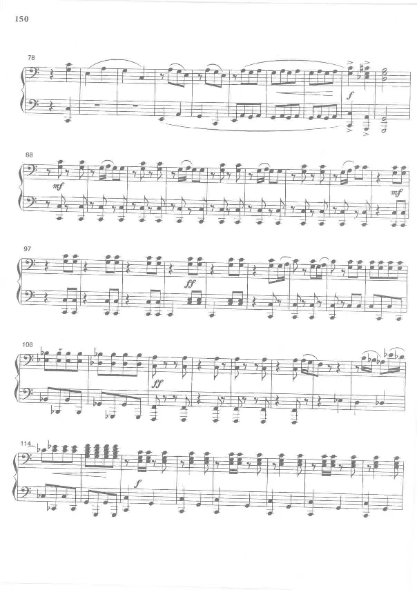 中国旋律钢琴四手联弹曲集_一万首著名钢琴曲谱哈农贝多芬合集视频教学电子版高清无水印可打印_04中国乐曲钢琴谱合集_中国乐曲钢琴谱