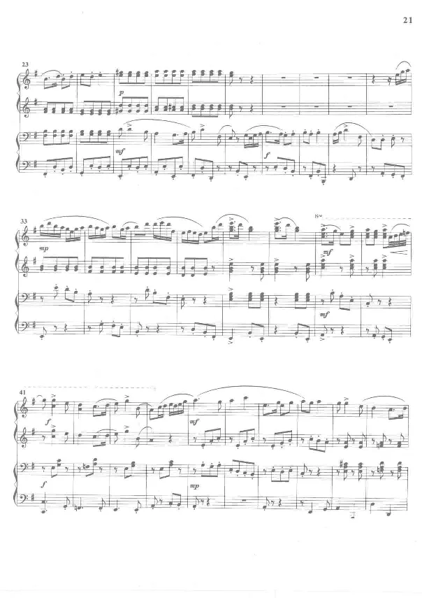 中国旋律钢琴四手联弹曲集_一万首著名钢琴曲谱哈农贝多芬合集视频教学电子版高清无水印可打印_04中国乐曲钢琴谱合集_中国乐曲钢琴谱