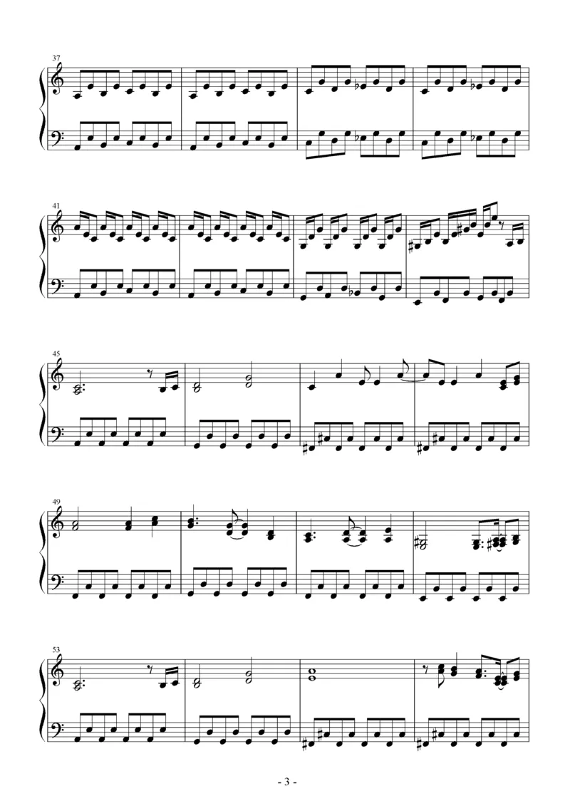 [Bosendorfer][hard][7]魔理沙は大変なものを盗んでいきました_一万首著名钢琴曲谱哈农贝多芬合集视频教学电子版高清无水印可打印_05动漫游戏钢琴谱合集_日系东方Project钢琴谱全集_VocalBGM