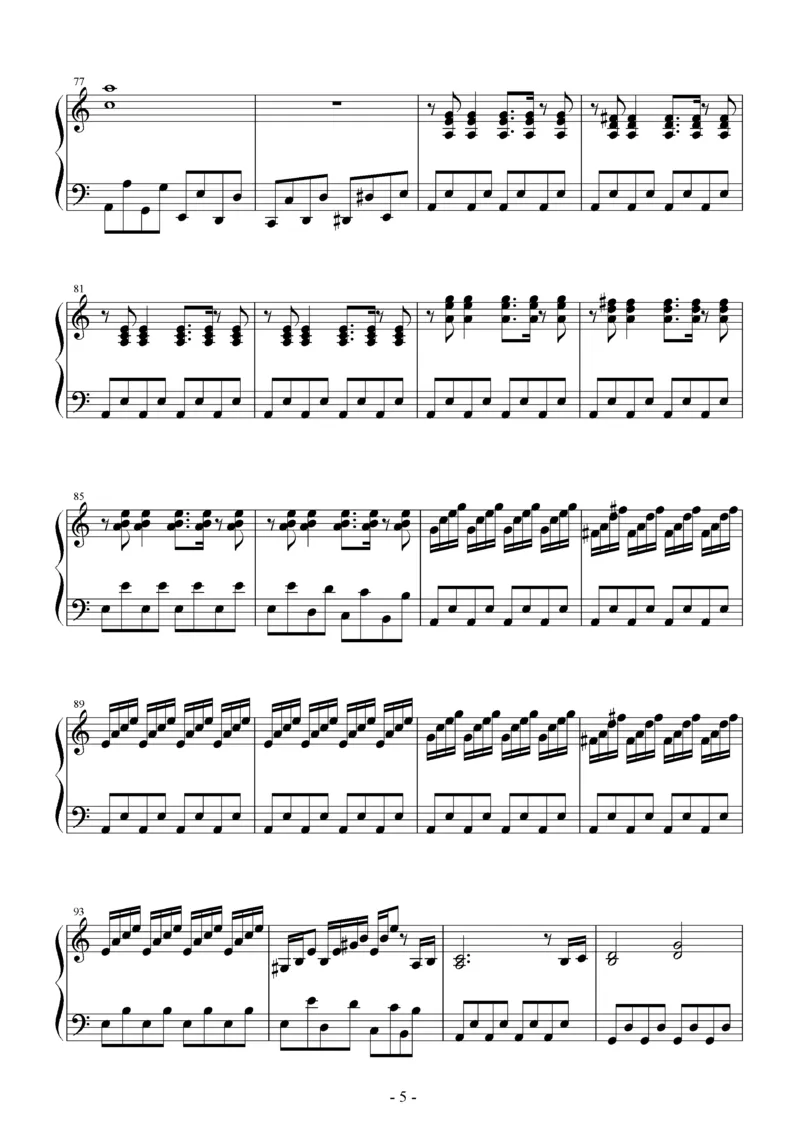 [Bosendorfer][hard][7]魔理沙は大変なものを盗んでいきました_一万首著名钢琴曲谱哈农贝多芬合集视频教学电子版高清无水印可打印_05动漫游戏钢琴谱合集_日系东方Project钢琴谱全集_VocalBGM