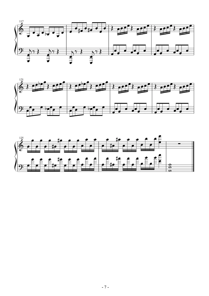 [Bosendorfer][hard][7]魔理沙は大変なものを盗んでいきました_一万首著名钢琴曲谱哈农贝多芬合集视频教学电子版高清无水印可打印_05动漫游戏钢琴谱合集_日系东方Project钢琴谱全集_VocalBGM