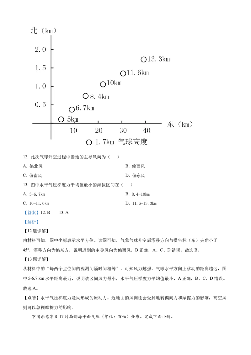 浙江省浙东北联盟2025-2026学年高二上学期期中联考地理试题Word版含解析_2025年11月高二试卷_251127浙江省浙东北县域名校发展联盟2025-2026学年高二上学期11月期中联考试题（ZDB）（全）