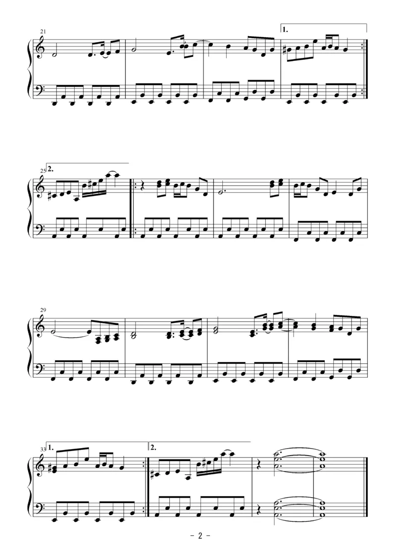 [Bosendorfer][normal][2]_一万首著名钢琴曲谱哈农贝多芬合集视频教学电子版高清无水印可打印_05动漫游戏钢琴谱合集_日系东方Project钢琴谱全集_东方project钢琴谱_05　もう歌しか聞こえない